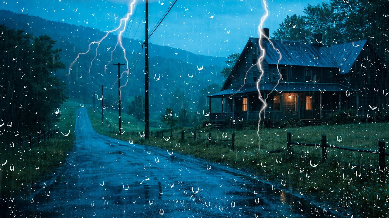 Apaga la Mente y Duerme – Ruido Blanco de Lluvia y Truenos para Dormir ...