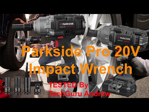 Акумуляторний ударний гайковерт Parkside PERFORMANCE PASSP 20-Li C4 безщітковий (1356 Нм, 20 В, 4 Аг, 1/2", Німеччина), видео 1