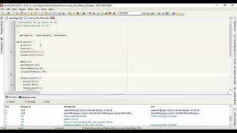 MANIPULACION DE UN MOTOR CON PIC EN MIKROC/PROTEUS