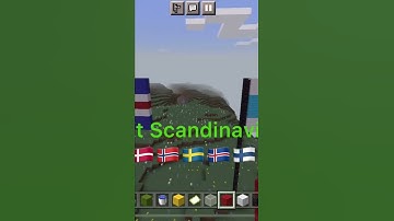 Minecraft Scandinavian flags