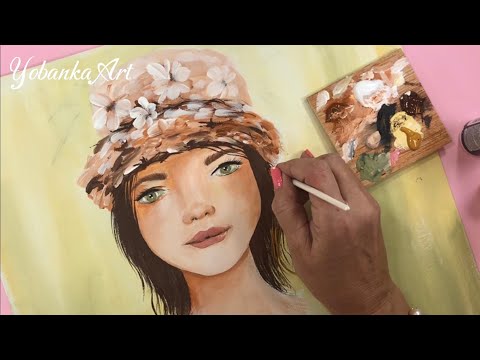 Ninfas Mágicas: Pintura Acrílica en la Naturaleza