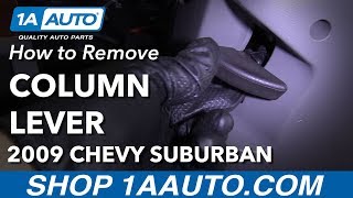 How to Remove Steering Column Adjustment Lever 07-14 Chevy Suburban
