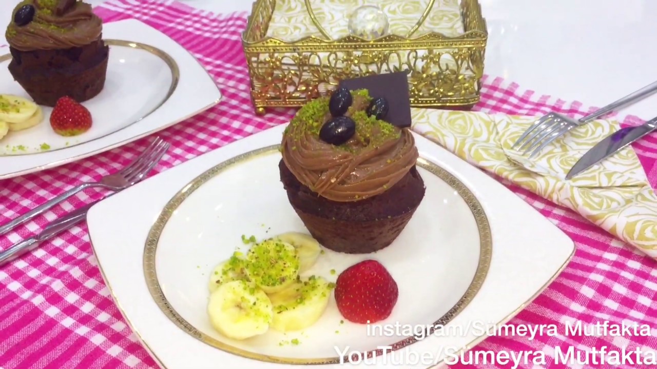 ÇİKOLATALI CUPCAKE TARİFİ 🥧🍰 ISLAK KEK TARİFİ 🥞 YouTube