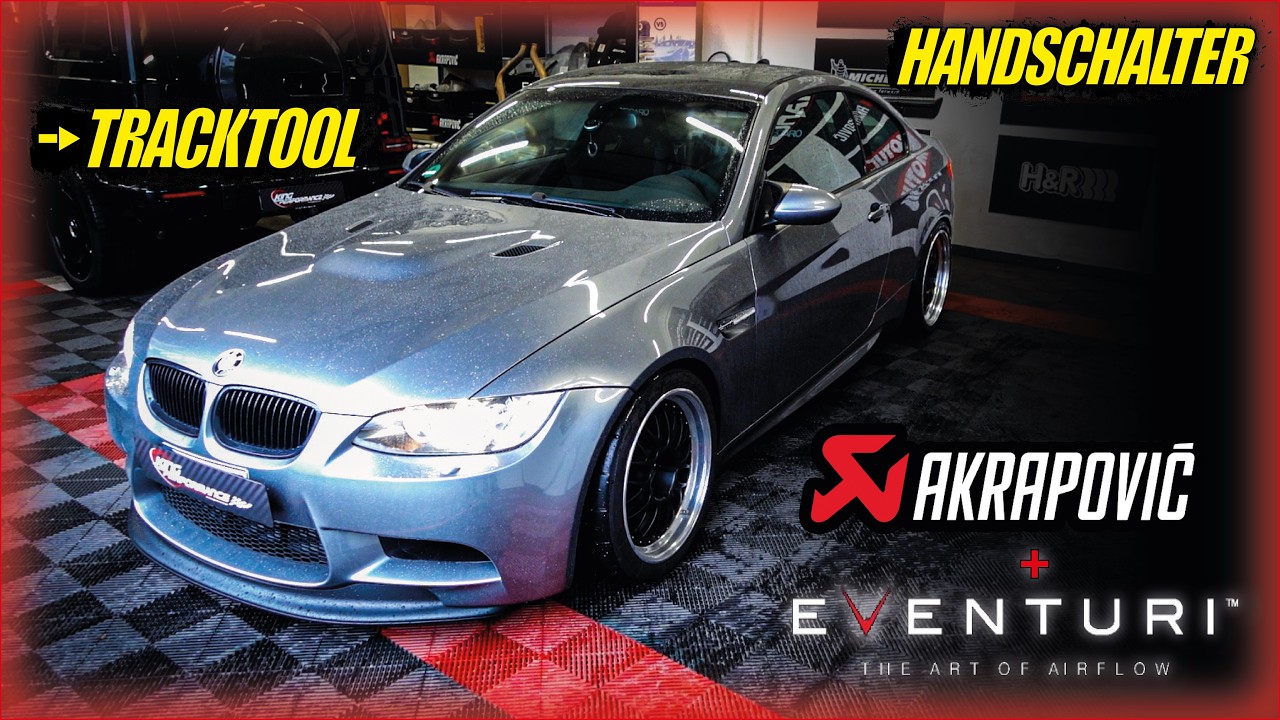 AKRAPOVIC Titanium EXHAUST Abgasanlage + EVENTURI Intake Ansaugung passend für TRACKTOOL BMW M3 E92