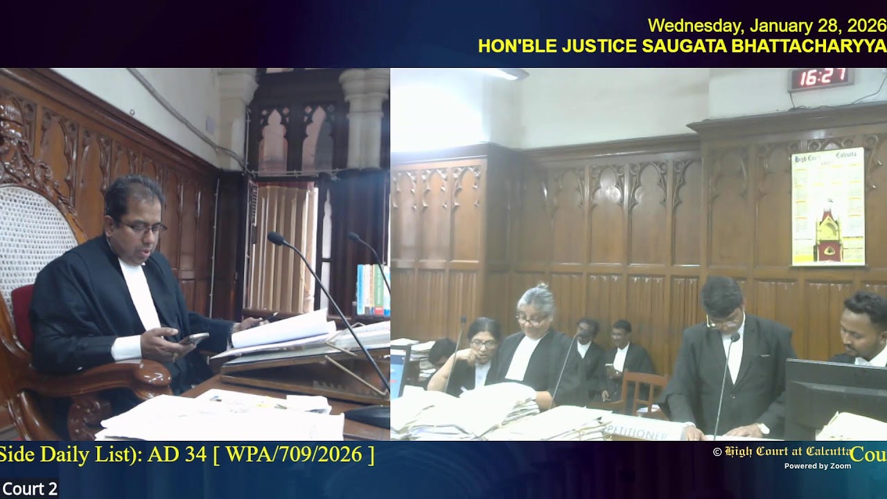 28 January 2026 | Court No. 2 | Live Streaming of the Court proceedings.