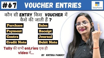 #67 Tally Prime: All Voucher Entry in Tally Prime | All Entries of Tally in Single Video | CTA