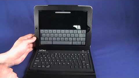 tyPad Bluetooth keyboard for iPad video review