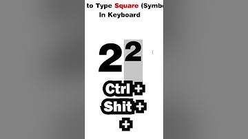 How To Type Square In Keyboard   Windows or Mac