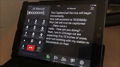 How a Caption Phone Call Works