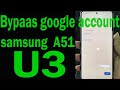 samsung A51 FRP Bypass FRP || Remove google account 2020