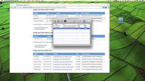 Install App Engine Python SDK on Mac OS X