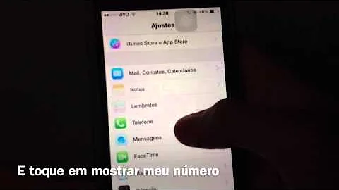 Porquê meu iPhone não tem a opção Mostrar meu número?