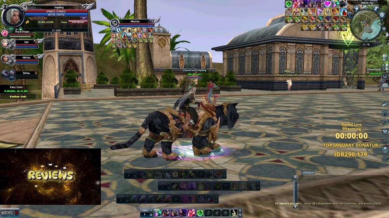 【R.O.H.A.N Blood Legacy PVP/E】DAYS -36 New Code Streaming Active : STR-UNRADW