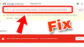 Your Account Is Temporarily Suspended In Adsense Problem Solve