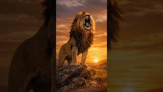 “Raungan Sang Raja Hutan yang Menggetarkan #hewanlangka #viral #satwa #hewan #harimau #lion