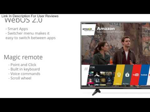 LG 55UF6800 55" 4K HD LED TV Review 2017