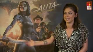 Alita: Battle Angel - Rosa Salazar &amp; Robert Rodriguez exclusive interview (2019)