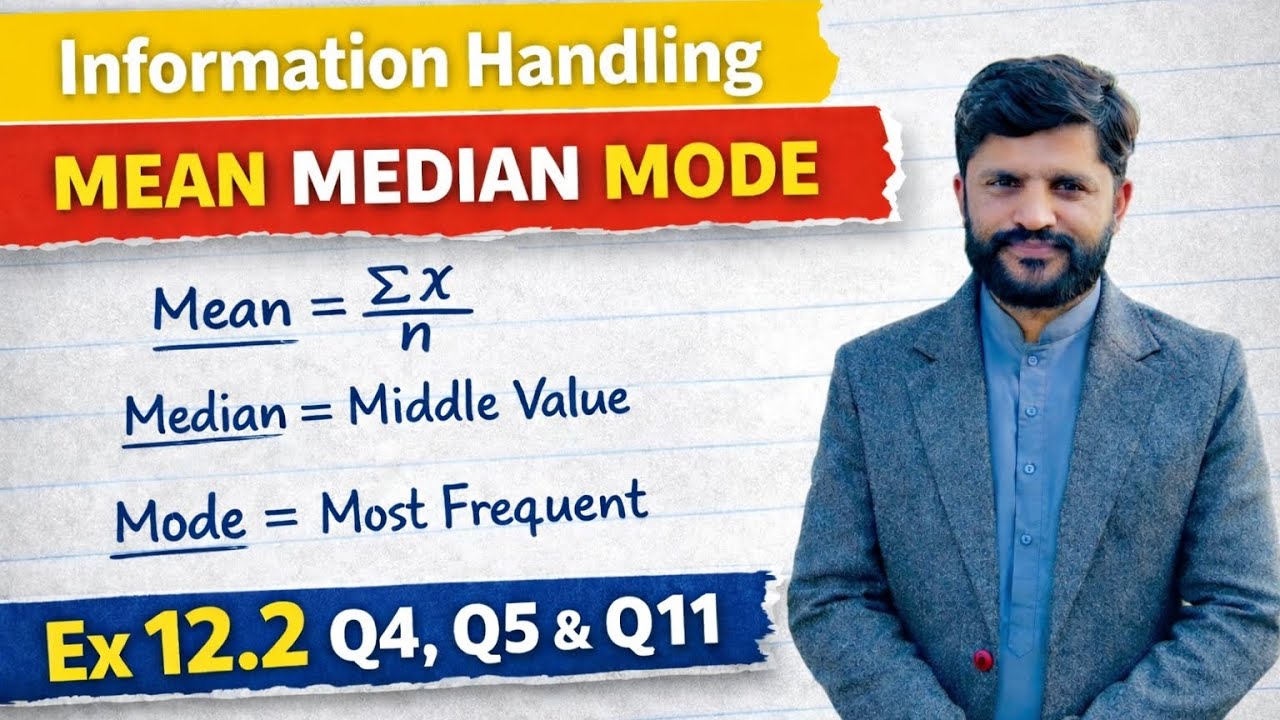 Class 9 Maths Chapter 12 | Information Handling Ex 12.2 Q4,5 and 11
