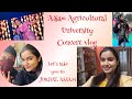 Vlog  assam agricultural university jorhat  unfiltered moments with nahid afrin part 3