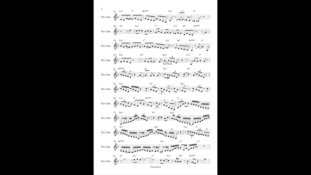 mccoy tyner equinox transcription