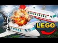 Lego airplane crashes   plane crash