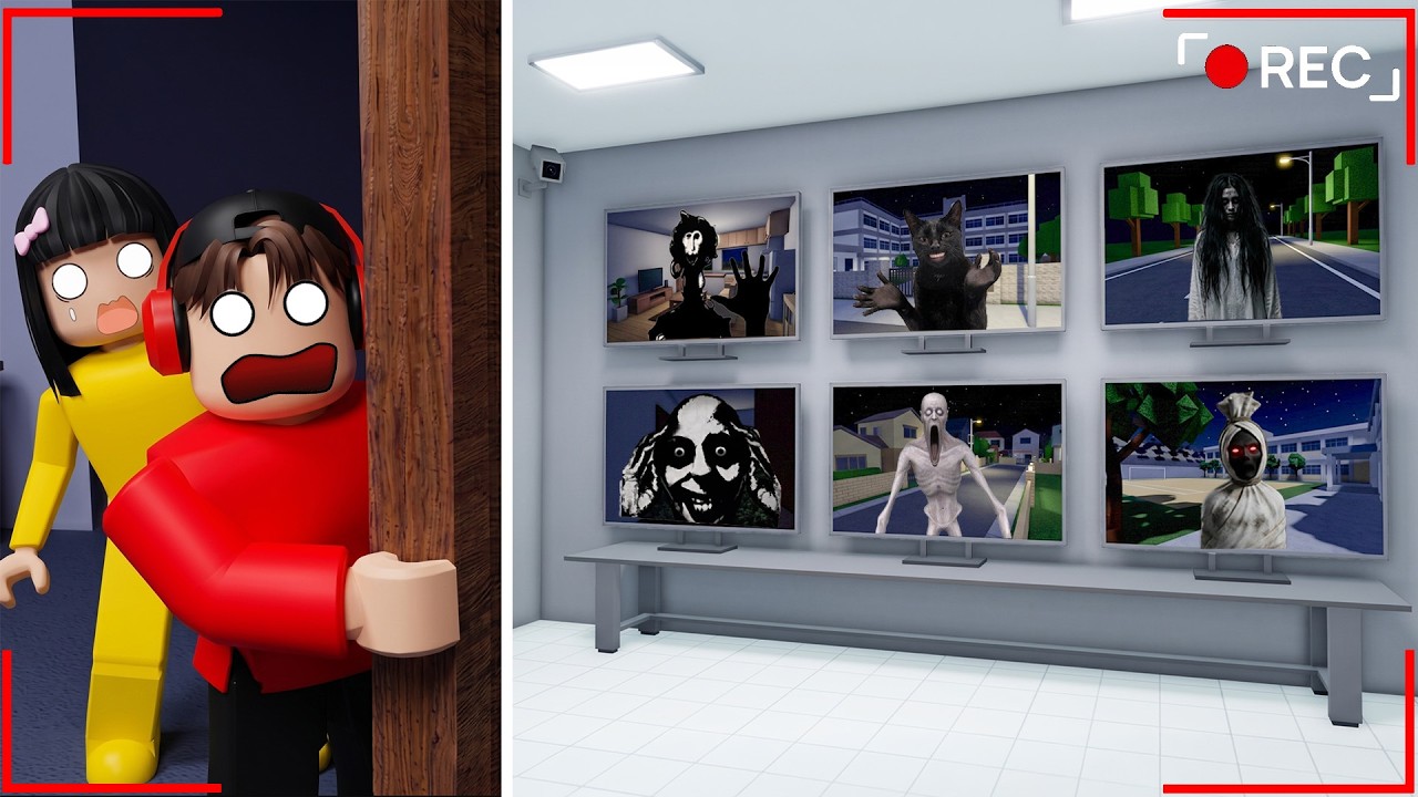 Yuta Mio Panik CCTV Merekam Banyak Hantu Di Kota Brookhaven | ROBLOX
