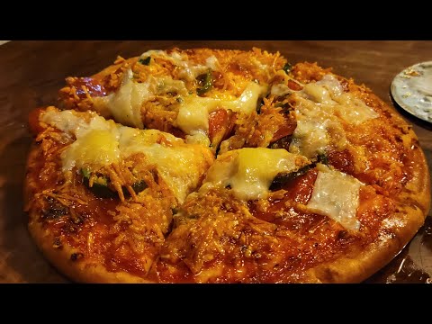 Cheesy Pepperoni Jalapeño Pizza | Comfee Airfryer Toaster Oven