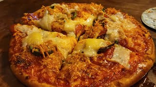 Cheesy Pepperoni Jalapeño Pizza | Comfee Airfryer Toaster Oven