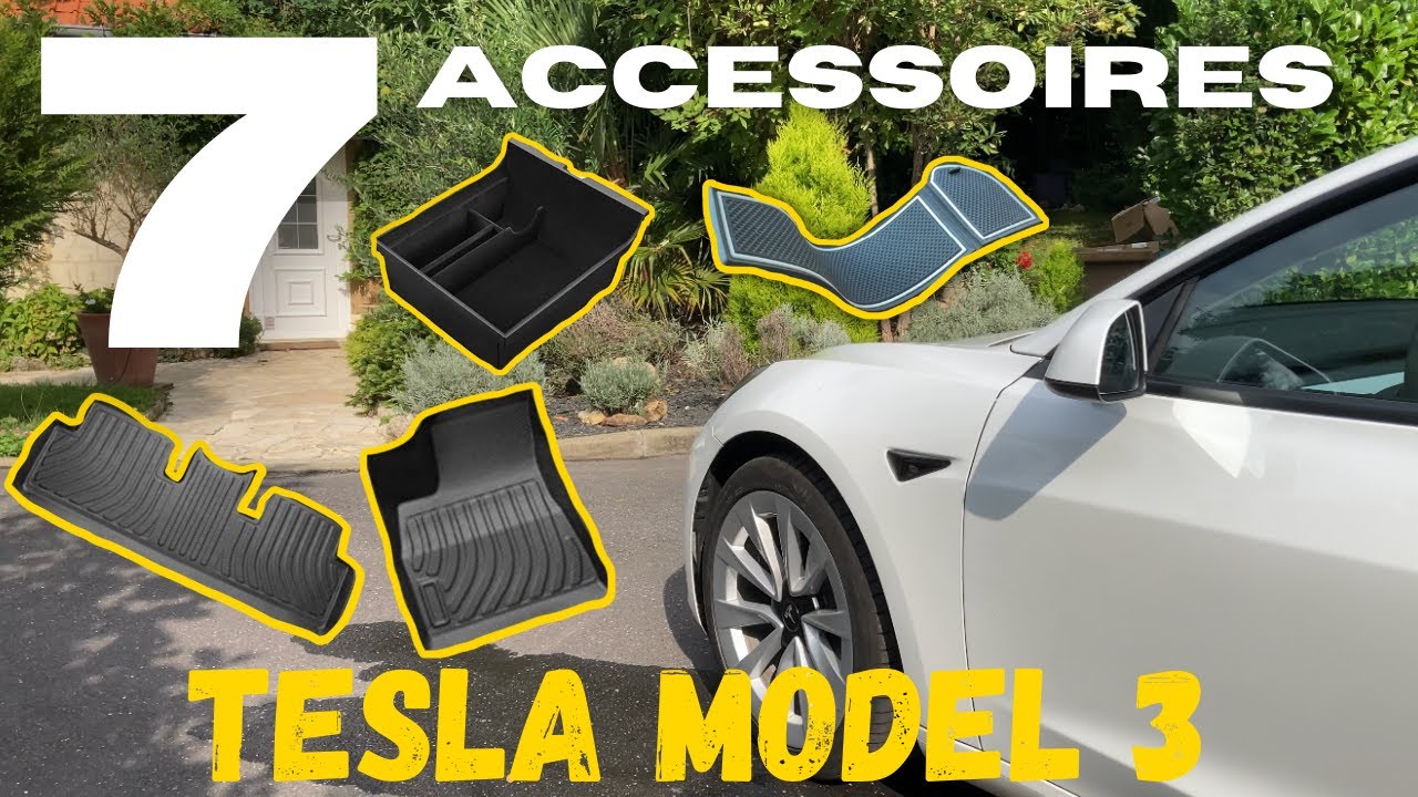 Sélection de 3 produits indispensables pour votre Tesla