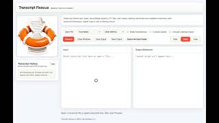 Transcript Rescue Demo