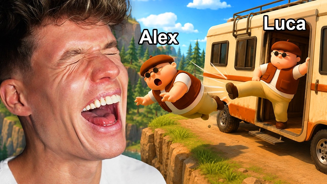 Wir schmeißen Alex aus dem Camping Bus