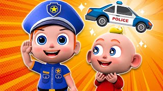 Little Police Catch Thief 👮🚔| Rescue Baby Brother 👶🏻🍼 | NEW ✨ Nursery Rhymes For Kids