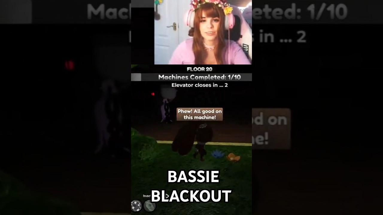 BASSIE in a blackout Dandy's world #streamer #roblox #dandysworld