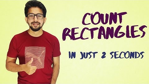 How to Find Number of Rectangles in Given Figures | Short Trick | Khantrickster