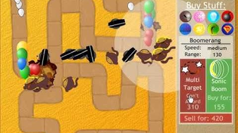 Bloons Tower Defense 2 Walkthrough Hard Map No Lives Lost