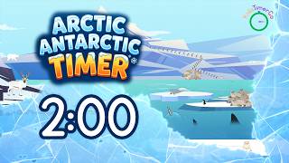 2 Minute Arctic & Antarctic Adventure! 🧊🐧 Ice Melt Visual Timer for Kids Net Worth