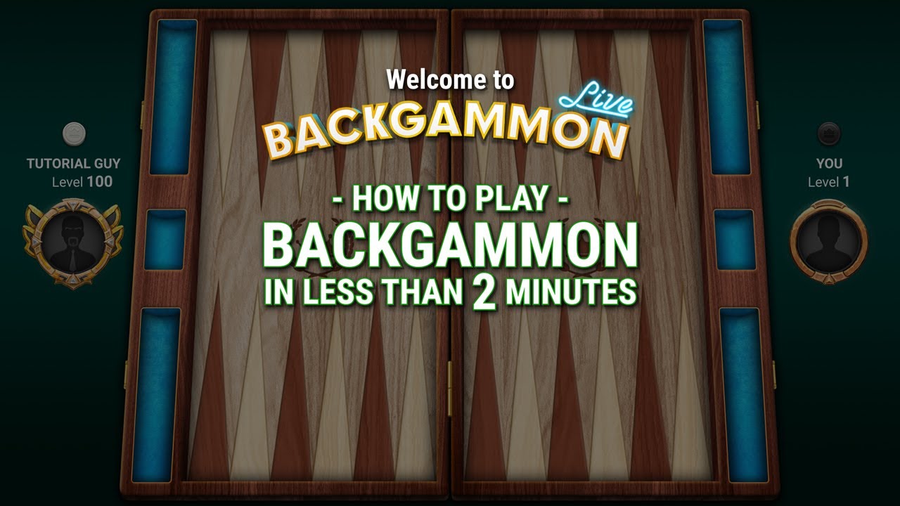 Virtual Backgammon Backgammon Live Tutorial - How to play Backgammon in less than 2 ...