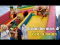 badut bermain di istana balon // seru banget guys