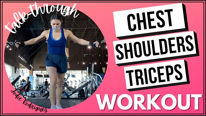 Chest, Shoulders, and Triceps Gym Workout | Talk-T...