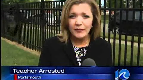 Teacher arrested - 5 p.m.