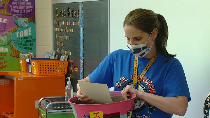 Teacher surprised by former student for Teacher Appreciation Week