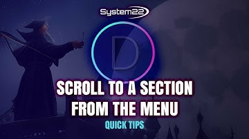 Divi Theme Scroll To A Section From The Menu
