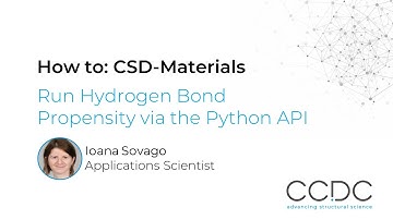 How to: Run the Multi-Component Hydrogen Bond Propensity (HBP) script in the CSD Python API