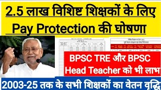 विशिष्ट शिक्षकों का Pay Protection Approved.. पर सेवा निरंतरता पर अब भी सस्पेंस! Bihar Teacher Point