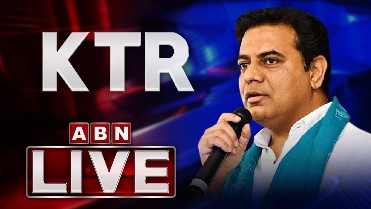 KTR LIVE ||  Participating in Laying Foundation Stone to SNDP Works at Fever Hospital Bridge || ABN