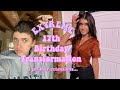 EXTREME 17th Birthday Transformation- hair extensions, tan, nails, outfit / GLOW UP