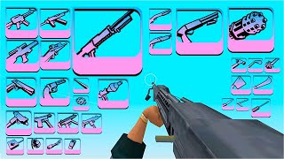 All Weapons & Sounds of GTA Vice City in 49 seconds (First Person)