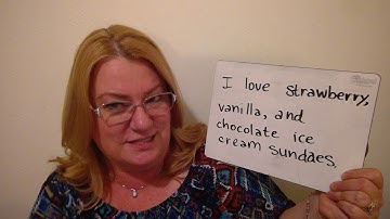 Intonation, Listing Things