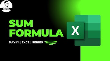 Day#1 | SUM Function in MS-Excel | Excel Series | Advancement | Rohit Narang