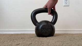 Famous 35 lb kettlebell Amazon Basics #kettlebell #workout #exercisegear Profile